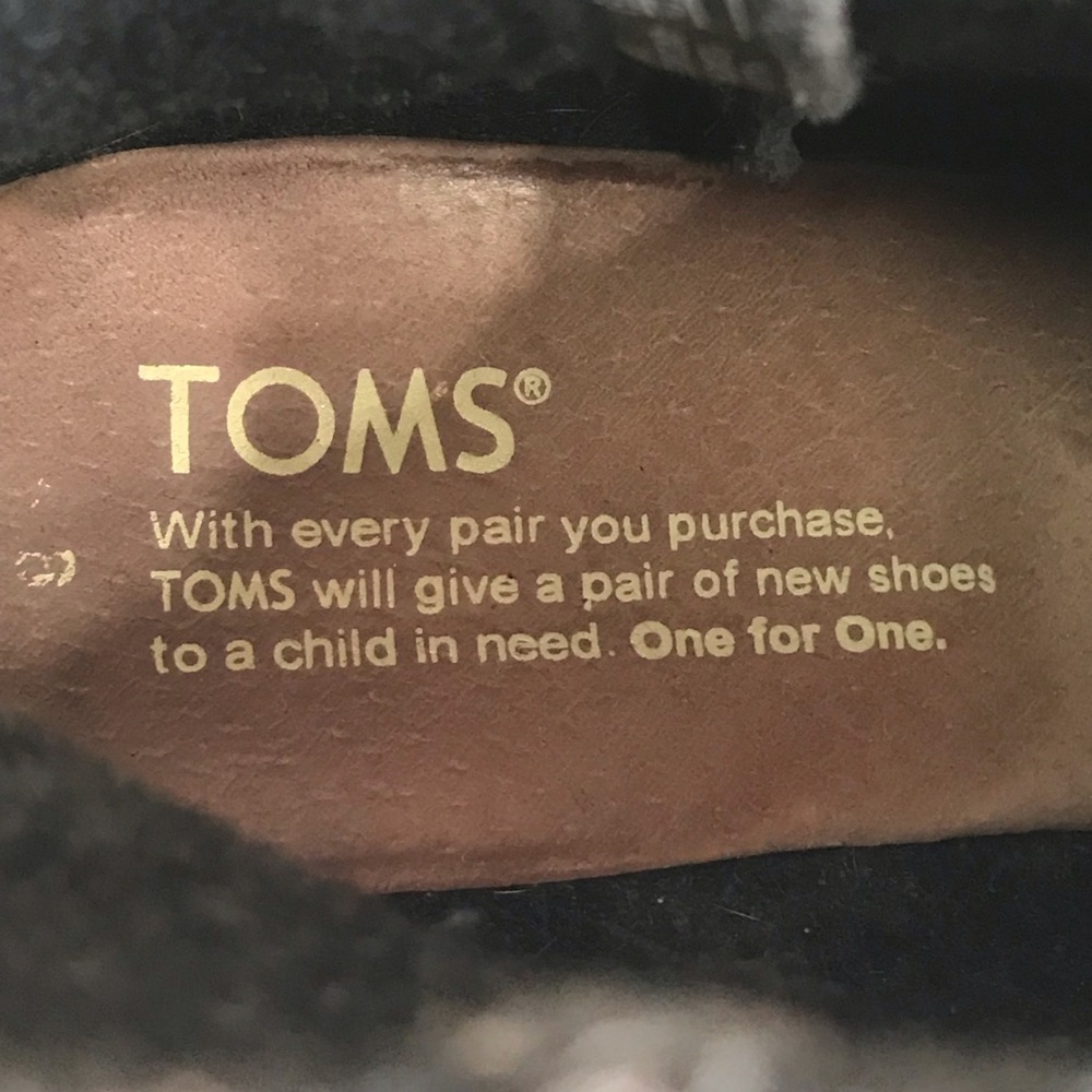 TOMS Desert Wedge Booties Gray - Picture 9 of 9
